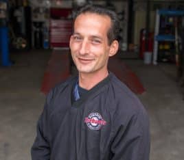 Joel Lax, service manager at Derham's Alignment and Brake Center in Wilmington, NC.